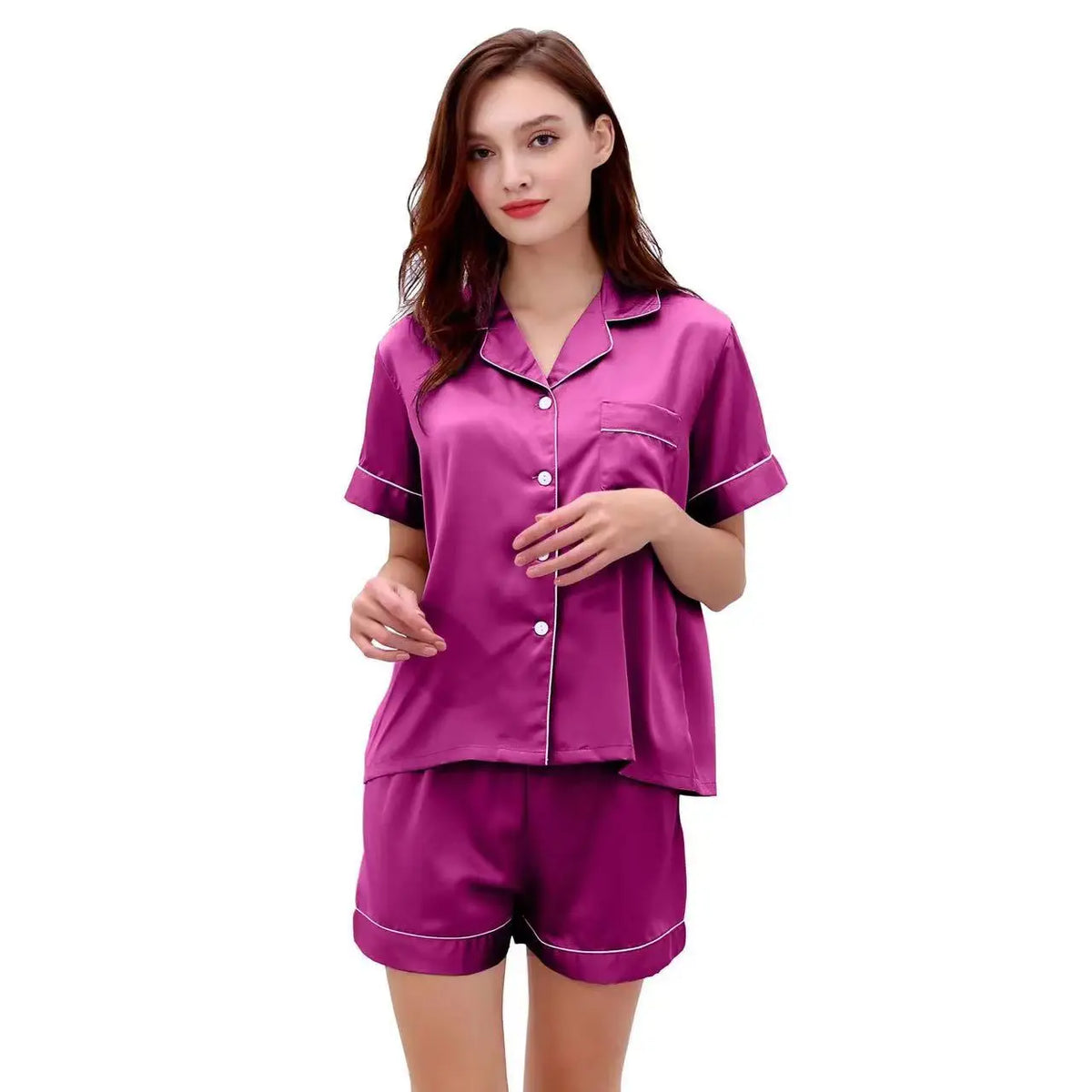 Pyjama Satin Assorti Demoiselles d'Honneur
