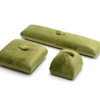 Écrin bague velours vert olive — vue 4