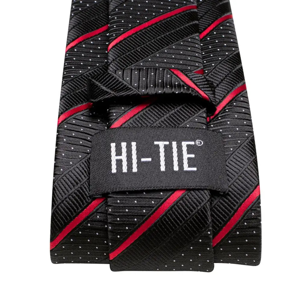 Coffret Cravate Mariage Homme avec Pochette et Manchettes