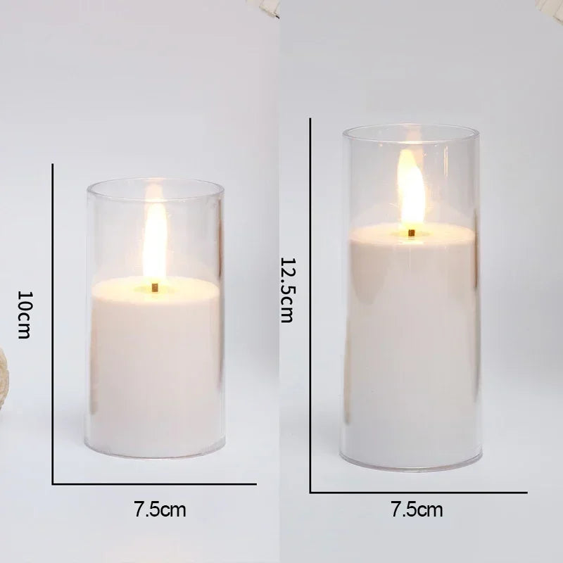 Bougies LED Acrylique Mariage