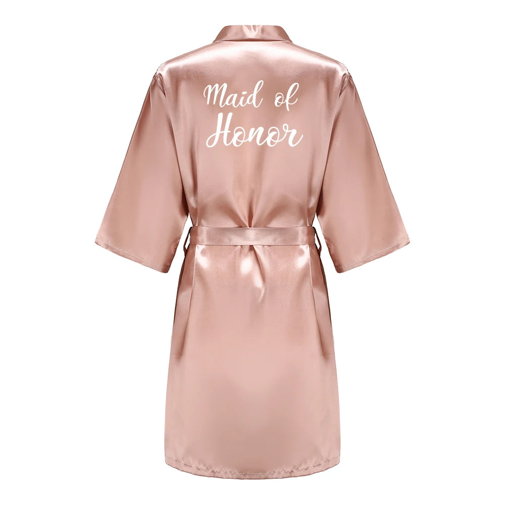 Kimono Satin Cortège de la Mariée — vue 6