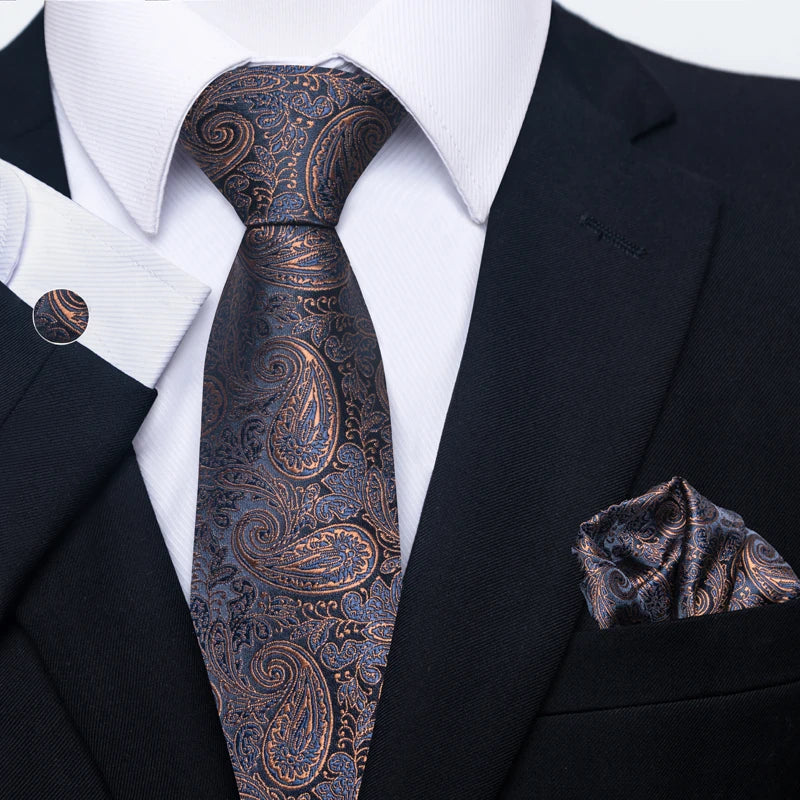 Coffret cravate mariage homme et pochette