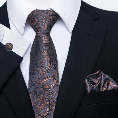 Coffret cravate mariage homme et pochette