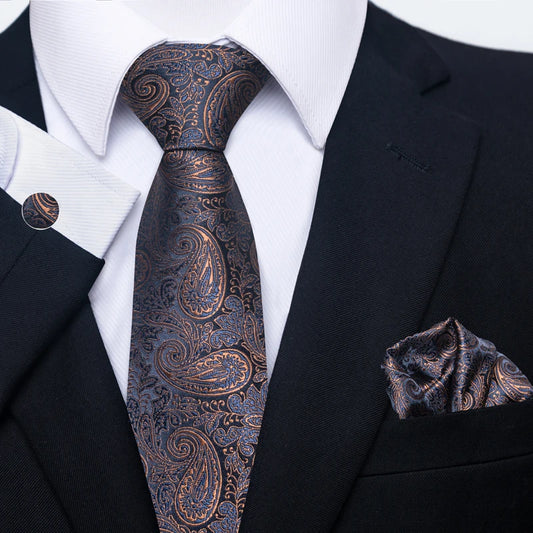 Coffret cravate mariage homme et pochette