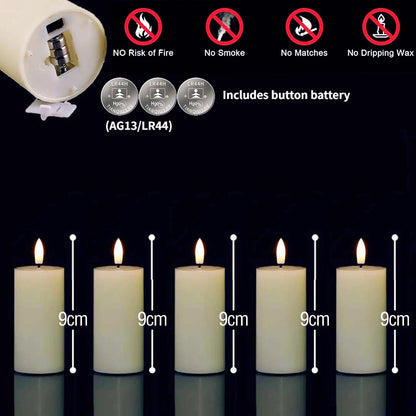 Bougies LED Piliers Mariage