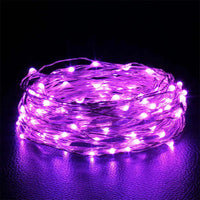 Guirlande Lumineuse LED Mariage à Piles — Violet