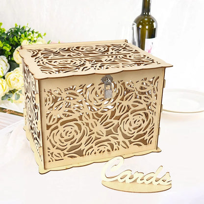 Urne Mariage Bois avec Serrure — vue 4