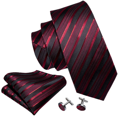 Cravate Mariage Homme Pochette et Manchettes — vue 2