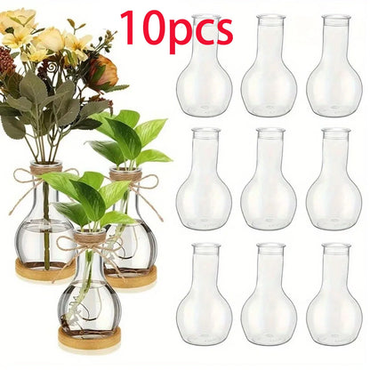 Vase Tube Transparent Mariage