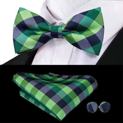 Coffret nœud papillon mariage homme vert