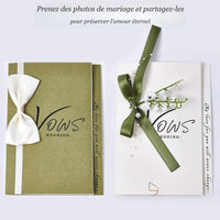 Duo de carnets de vœux mariage minimalistes — vue 2