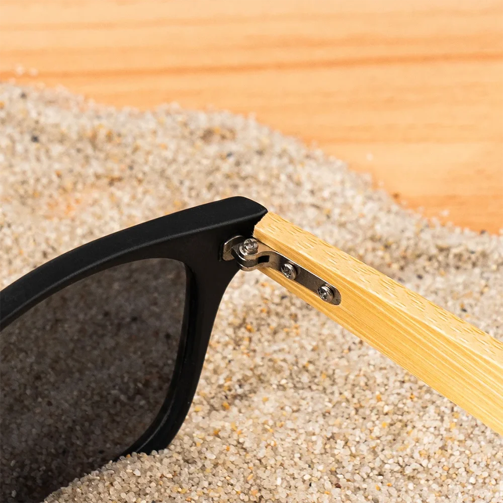 Lunettes de soleil bois personnalisées témoin — vue 2