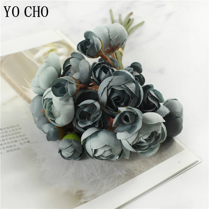 Bouquet de mariée 24 roses artificielles — vue 7