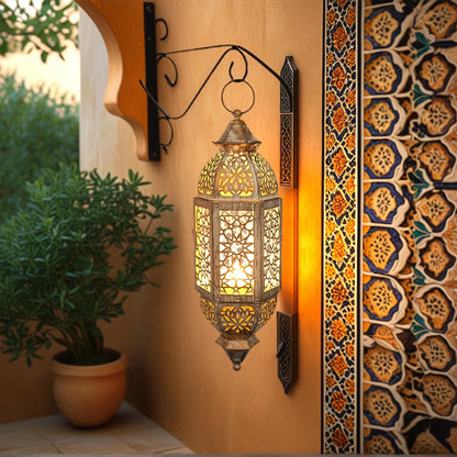 Lanterne mariage marocaine en fer — vue 8