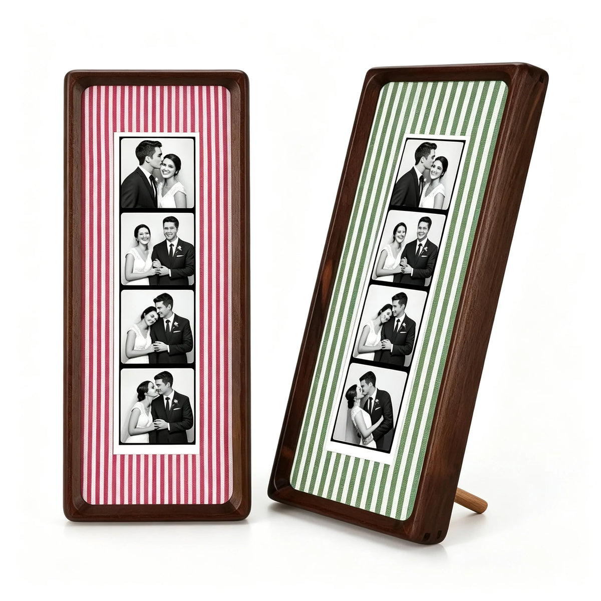 Cadre Photo Mariage Photobooth en Noyer — vue 3
