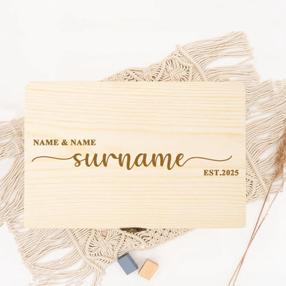 Boîte souvenir mariage fleurie personnalisée — vue 8