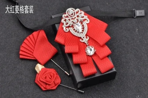 Nœud papillon mariage rubans style anglais — vue 21