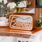Urne mariage bois personnalisée boîte enveloppes