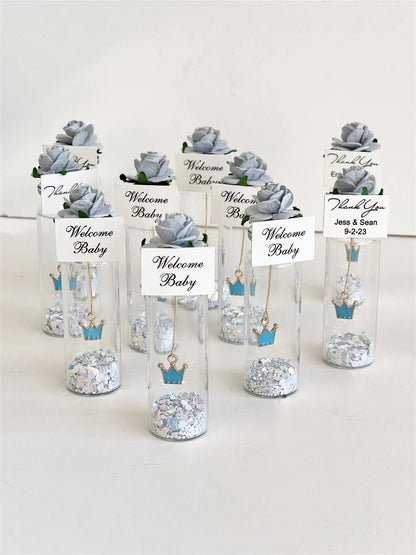 Cadeau invité mariage rose sous cloche — vue 26