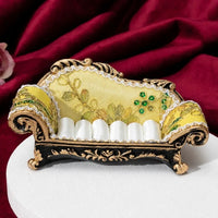 Porte-bagues fauteuil décoratif en résine — vue 2