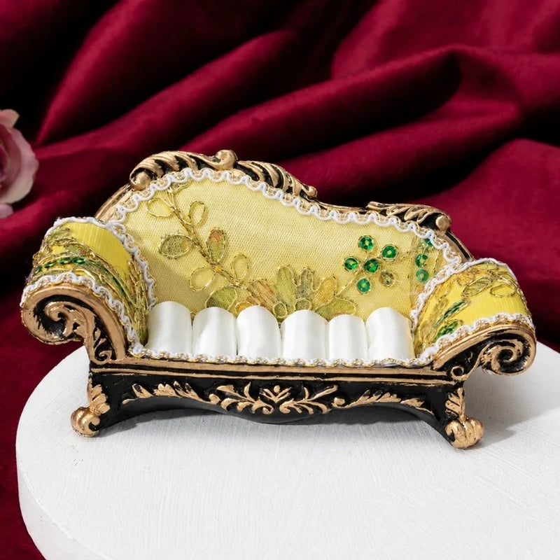 Porte-bagues fauteuil décoratif en résine — vue 2