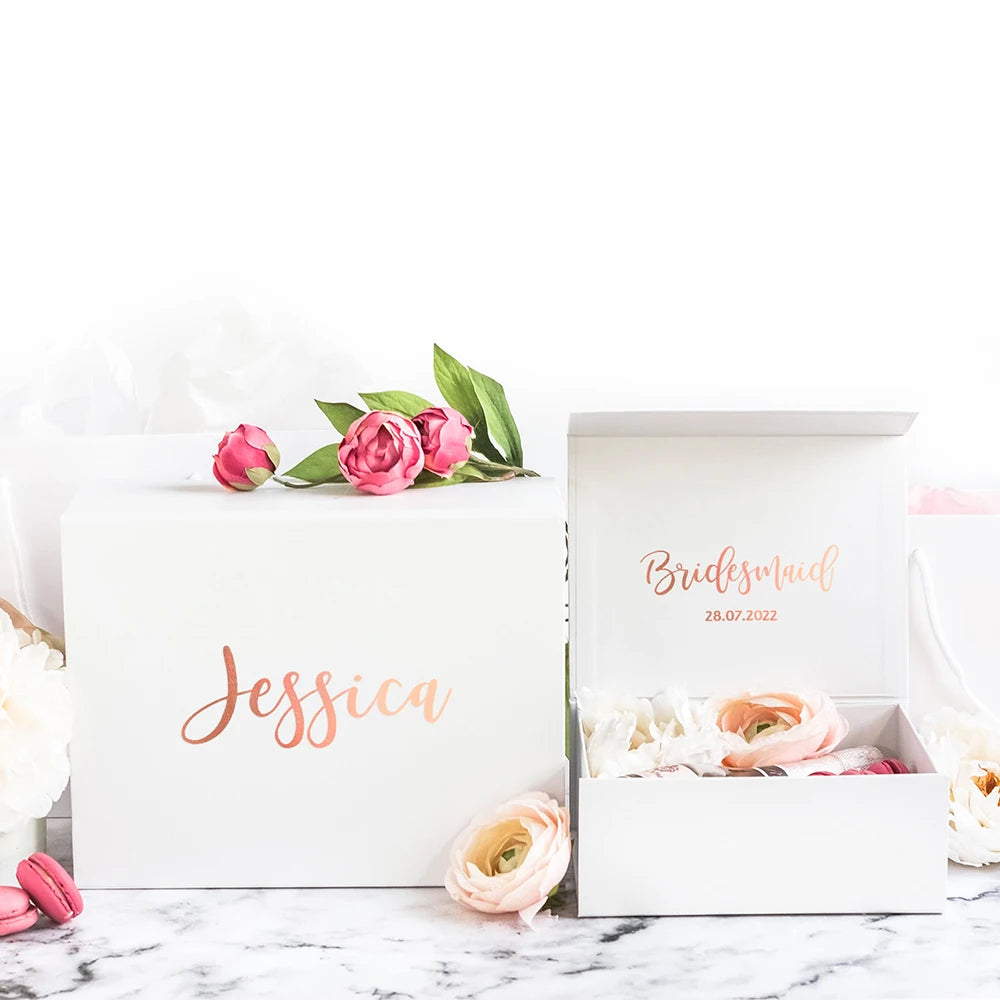 Coffret cadeau mariage personnalisé demoiselle d'honneur