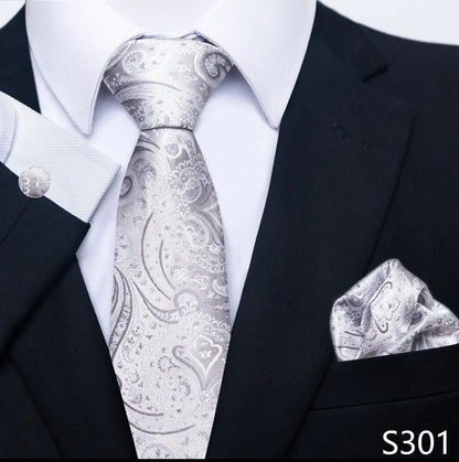 Coffret cravate mariage homme et pochette