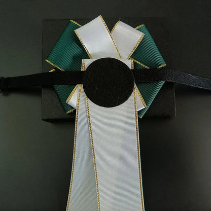 Nœud papillon mariage jabot bijou strass — vue 2