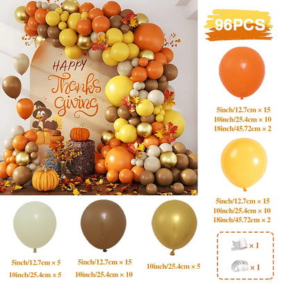 Arche Ballon Mariage Orange Mat — vue 12