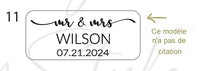 Étiquettes Bulles de Savon Mariage Personnalisées — vue 10