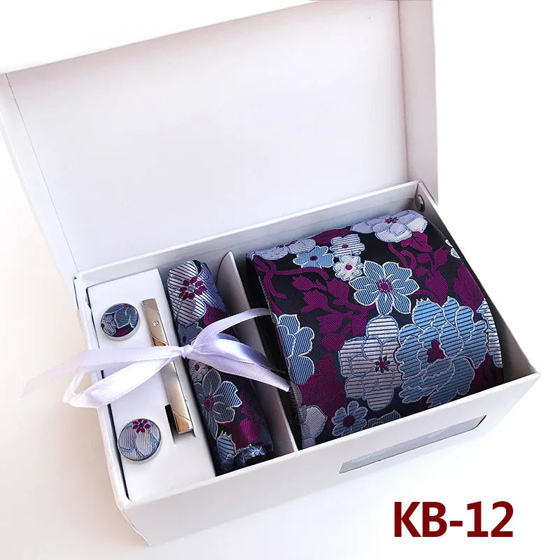 Coffret Cadeau Cravate Mariage Fleurie — vue 15