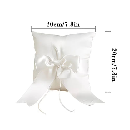 Coussin Alliance Blanc Personnalisé — vue 2