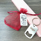 Cadeau Invité Mariage Porte-clés Décapsuleur Personnalisé