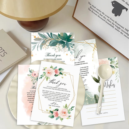 Papeterie Mariage Personnalisée Lot de 50 Cartes