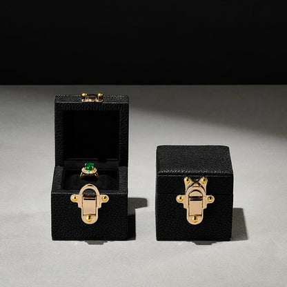 Boîte Alliance Cuir Luxe Doré — vue 3