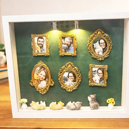 Boîte Souvenir Mariage Vitrine Miniature