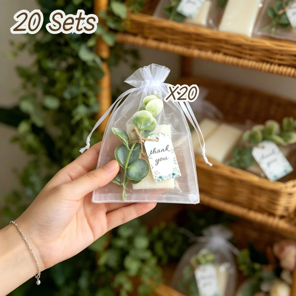Mini Savons Blancs Invités Mariage