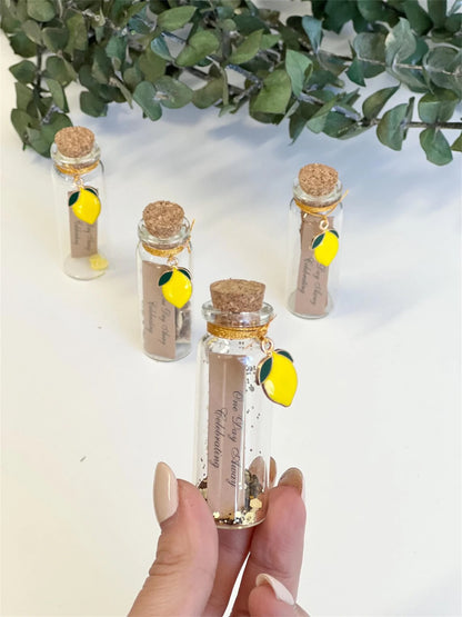 Cadeau invité mariage rose sous cloche — vue 12