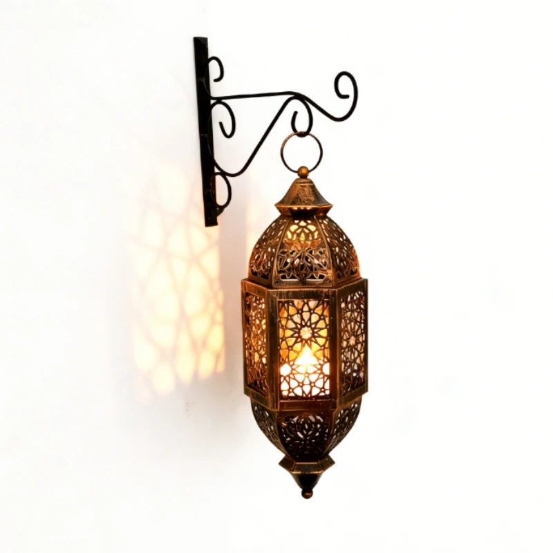 Lanterne mariage marocaine en fer — vue 5