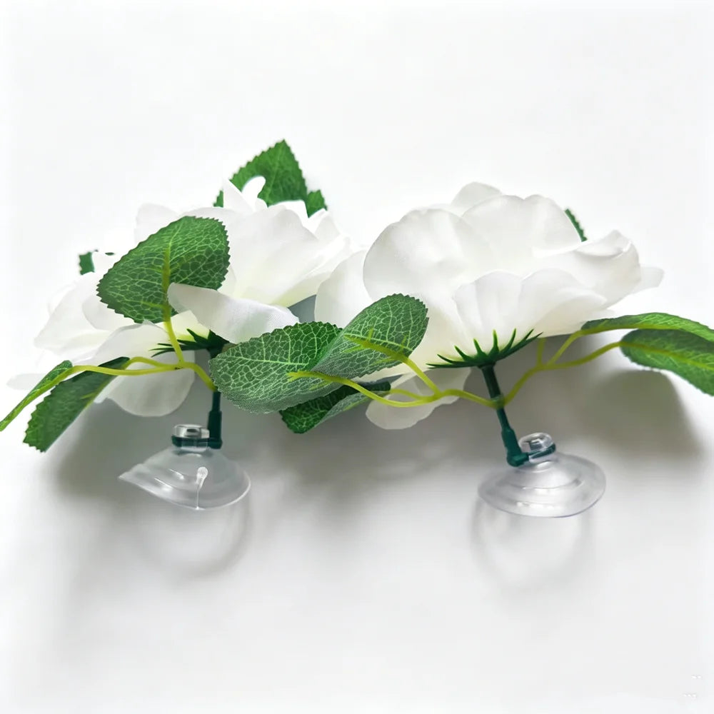 Fleur ventouse décoration voiture mariage