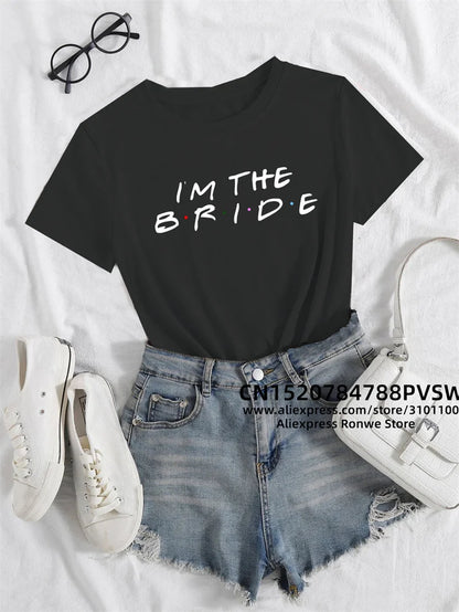 T-shirt EVJF mariée I'm The Bride