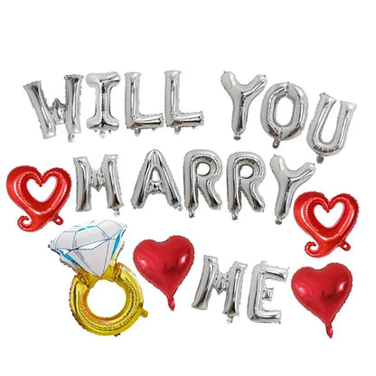 Ballons Will You Marry Me