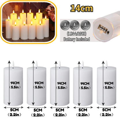 Bougies LED Piliers Mariage