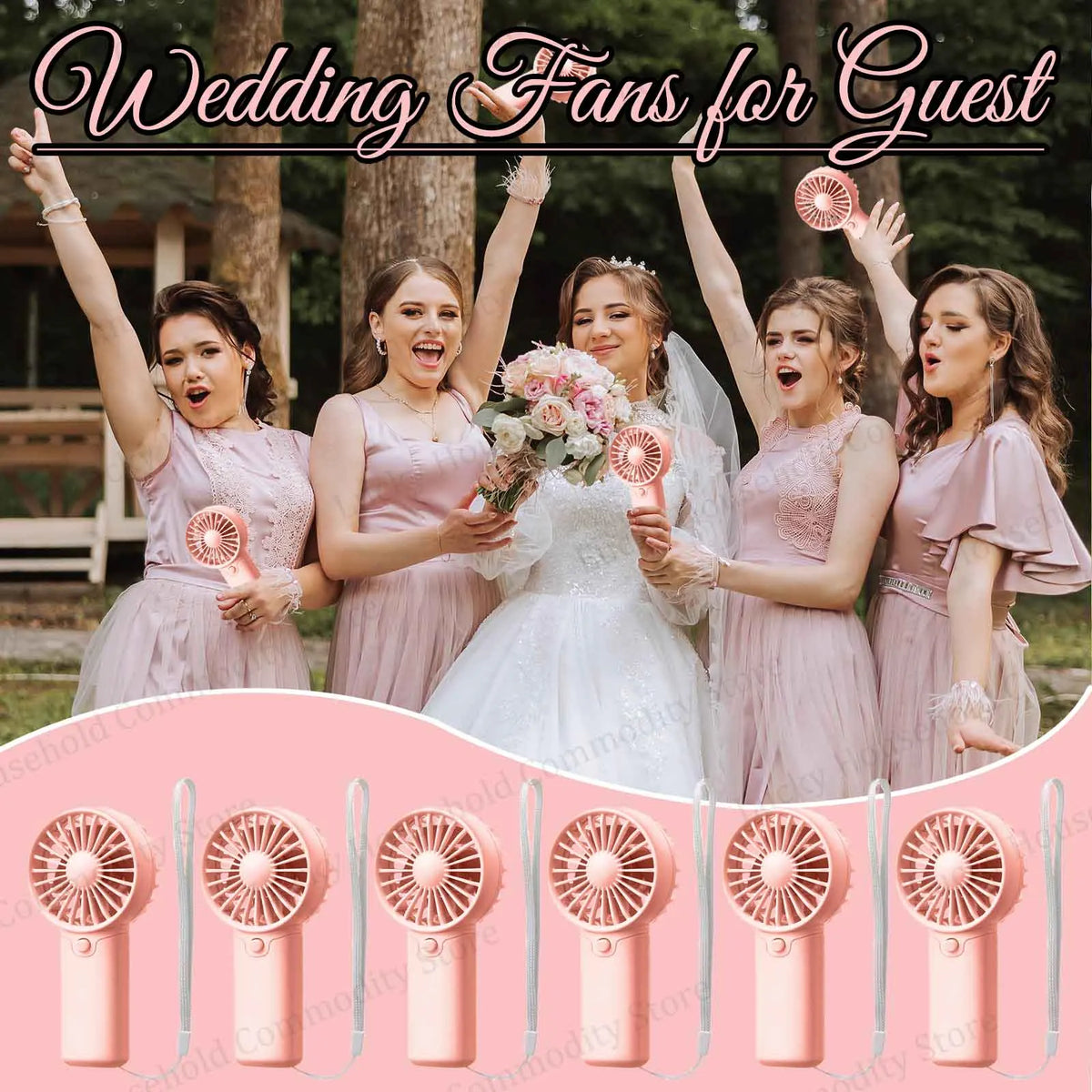 Mini ventilateur cadeau invité mariage — vue 2