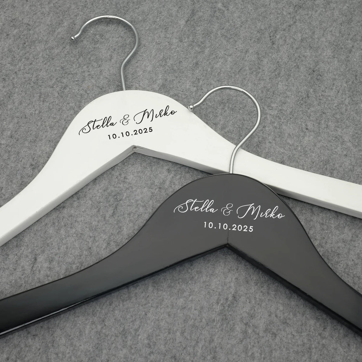 Paire de Cintres Personnalisés Mariage
