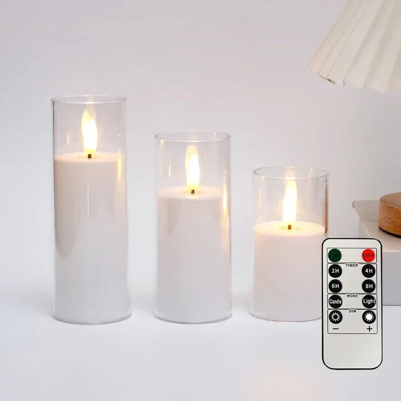 Bougies LED Acrylique Mariage