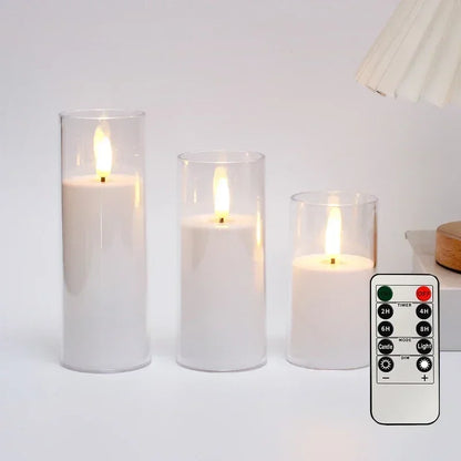 Bougies LED Acrylique Mariage