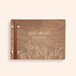 Livre d'or mariage bois personnalisé A4 ou A5