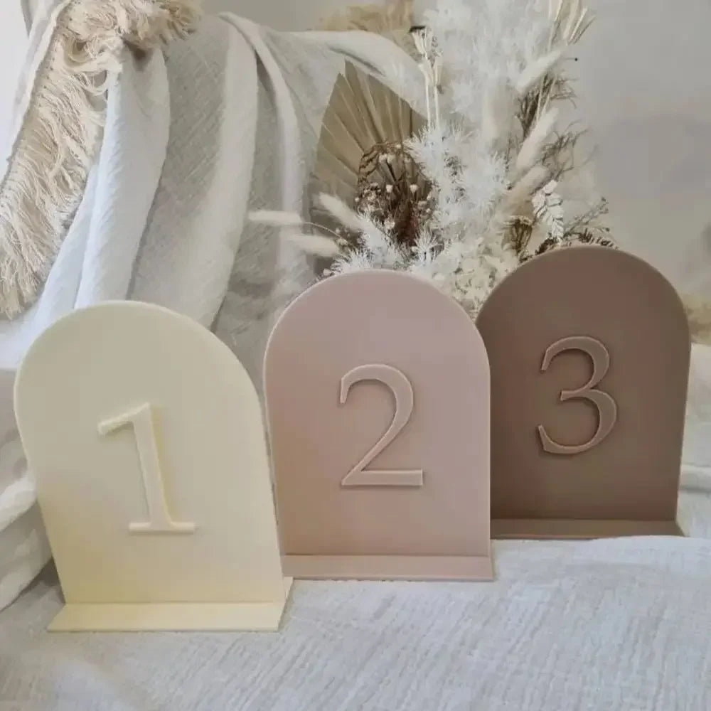 Numéros de Table Mariage Arche