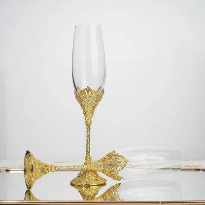 Flûte Champagne Mariage Cristal Strass — vue 5